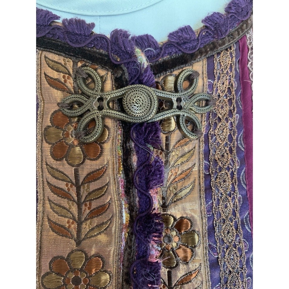 $345 Cynthia Steffe Brown/Purple Cropped Blazer, Size 2, NWT - Picture 3 of 9